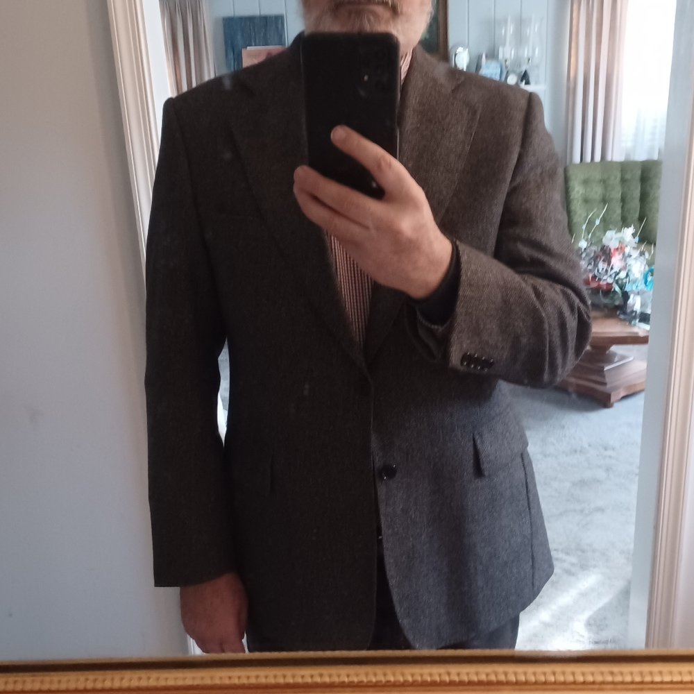 Aquascutum 42R Wool Cashmere Blazer / Jacket Made in England excellent cond